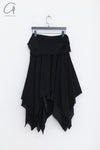 marc le bihan pleated wool skirt 2585 black